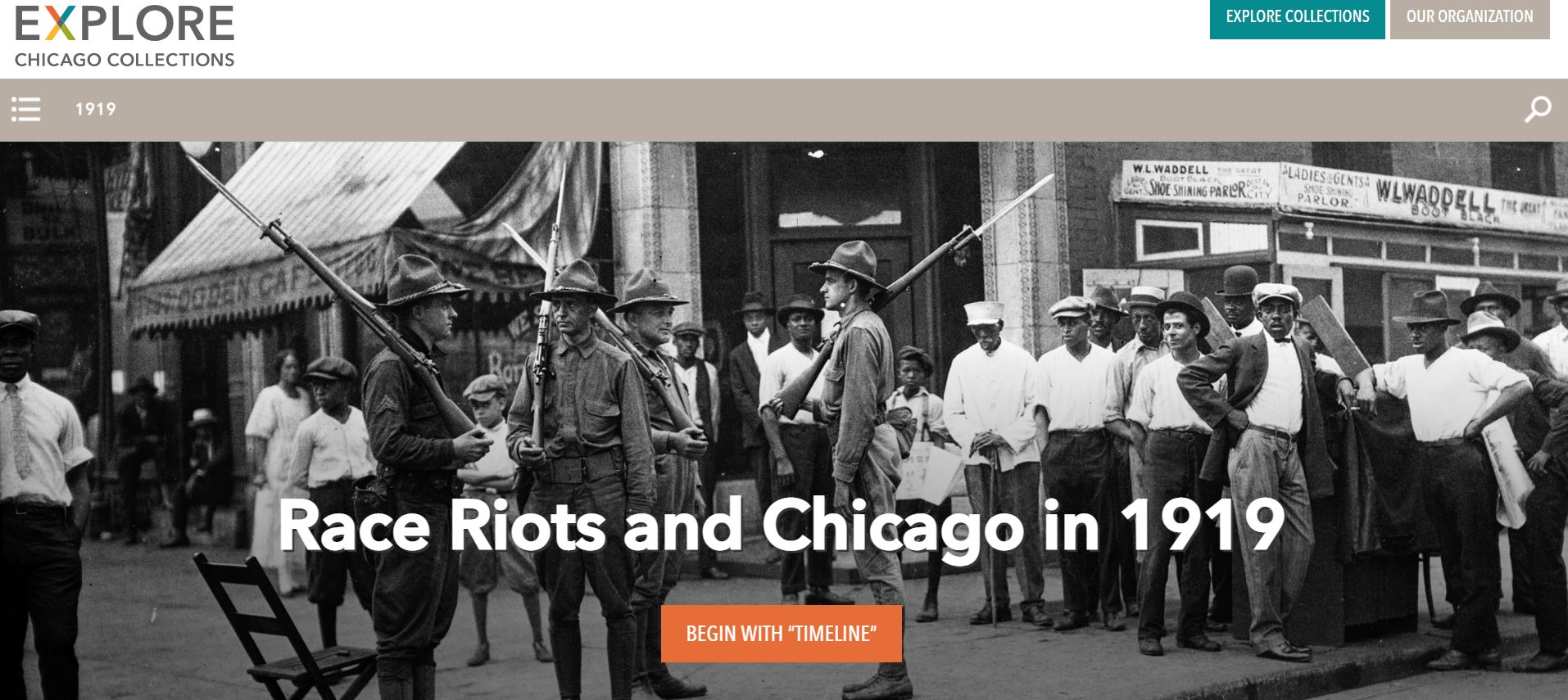 "Race Riots and Chiacgo in 1919," an example of a digital Black history project
